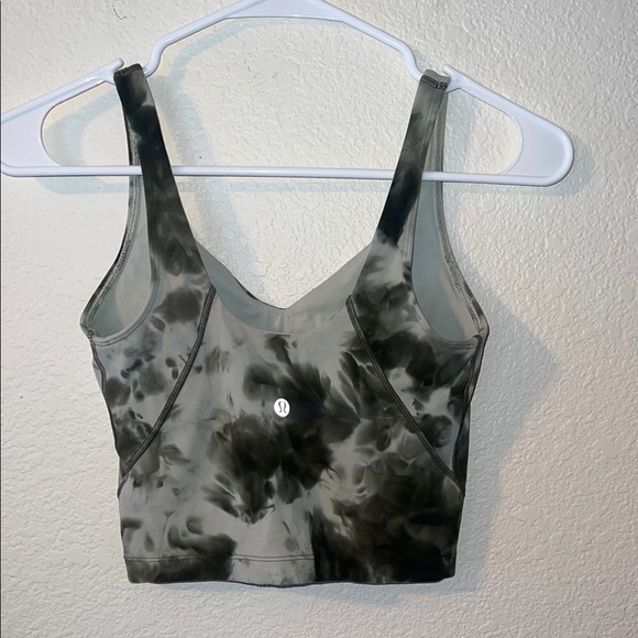 Lululemon green diamond dye align crop tank - Picture 2 of 4